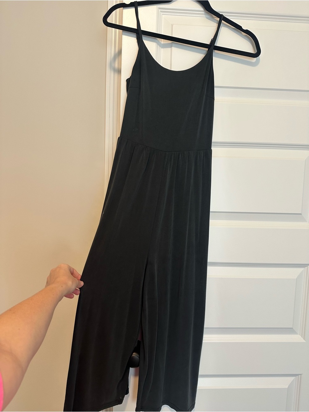 Classic Black jumpsuit with Spaghetti Straps